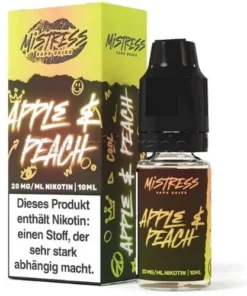 Mistress Vape Juice Apple Peach 20mg Nic Salt Liquid