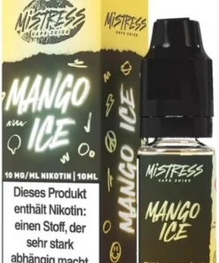 Mistress Vape Juice Mango Ice 10mg Nic Salt Liquid