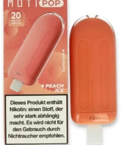 Moti Pop Peach Ice Einweg E-Shisha 20mg