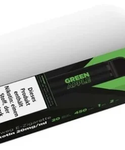 NameLess Einweg E-Zigarette GreenApple Aroma 600 Züge 20mg