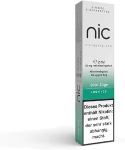 Nic Vape Einweg E-Shisha 500 Lush Ice 20 mg Nikotin