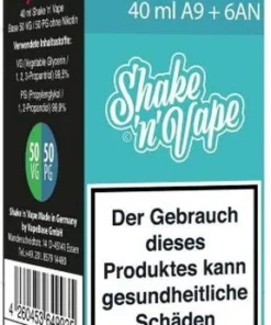Nikoliquids Shake n Vape Grundbase 50/50 Türkis 40ml A9 + 6AN für 9mg