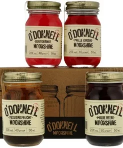 O`Donnell Moonshine Sommer Minis 3×20% Vol 1×25% Vol 4x50ml Likör