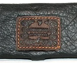 Original Kavatza Drehertasche Leder Mini Schwarz