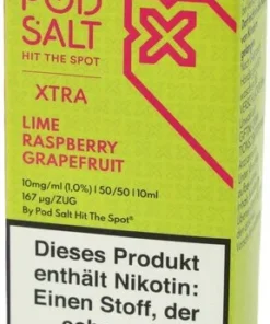 POD SALT X Lime Raspberry Grapefruit (ehem. Citrus Mix) Nikotinsalz Liquid 10mg