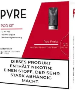 PVRE Pod Liquid mit Red Fruits 5mg