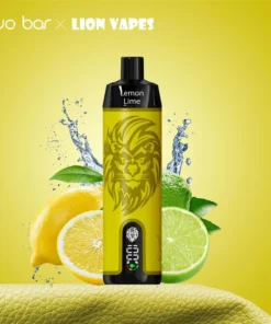 Yo Bar X Lion Vapes | Lemon Lime | 10.000 Puffs | 0mg Nikotin