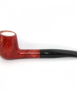 Pfeife mit Meerschaum-Einsatz braun 14