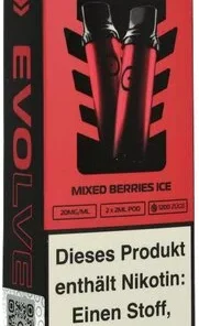 Pod Salt Evolve Mixed Berries Ice Prefilled Einweg Pod 2x2ml 20mg