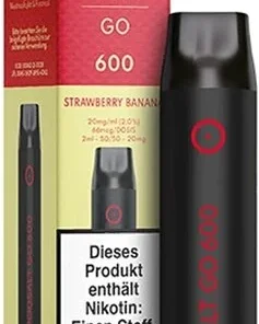 Pod Salt Go 600 Einweg E-Shisha Strawberry-Banana-Aroma 20mg