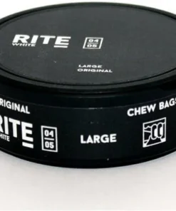 RITE Original White Large Chewing Bags Kautabak