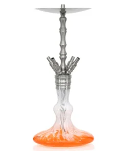 Octopuz Nautiluz Edelstahl Orange Shisha