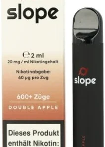 SLOPE Einweg E-Zigarette Double Apple ca. 600 Züge 20mg