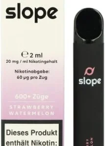 SLOPE Einweg E-Zigarette Strawberry Watermelon ca. 600 Züge 20mg