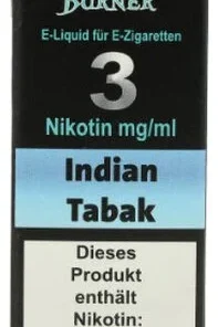 Shadow Burner E-Liquid Indian Tabak 3mg