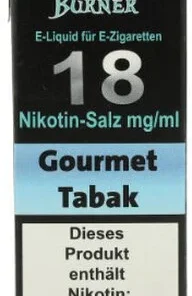Shadow Burner Nikotinsalz Liquid Gourmet Tabak 18mg