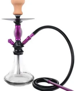 Shark Shisha Achilles 1er, 42cm, violett, Silikon-Schlauch