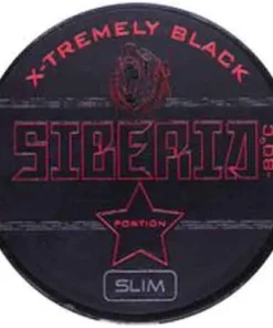 Siberia 80 Black Slim Extremly Strong White Dry Kautabak Portionsbeutel
