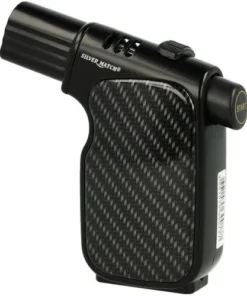 Silver Match Feuerzeug Quadruple Jetflame Schwarz
