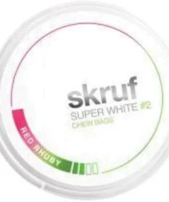 Skruf Super White #2 Red Rhuby Chewing Bags