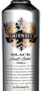 Smirnoff Vodka Black Label 40% Vol. Port Still No. 55