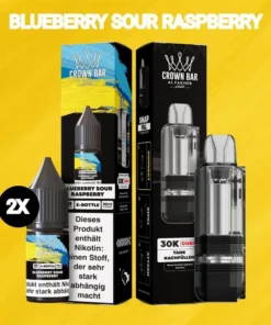 Al Fakher 30K Cubic | Blueberry Sour Raspberry | 2x Liquid & Pod-Tank
