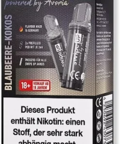 Swipe UP powered by Avoria Blaubeere Kokos Prefilled Pods 2x2ml 20mg