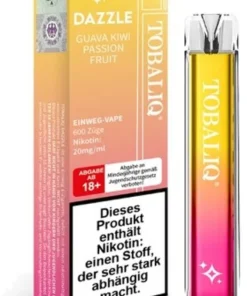 TobaliQ Dazzle Einweg E-Zigarette Guava Kiwi Passion Fruit 20mg