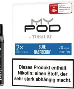 TobaliQ MyPOD Blue Raspberrry 2x2ml Pods 20mg/ml