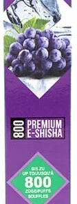 Tobaliq Einweg E-Shisha Grape Ice 800 Züge ohne Nikotin