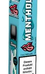 Toovap Einweg E-Shisha Menthol 10mg max. 600 Züge