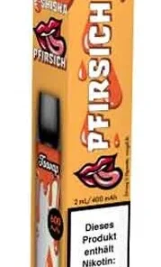 Toovap Einweg E-Shisha Pfirsich 10mg max. 600 Züge