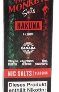 Twelve Monkeys Hakuna Nic Salt 10ml
