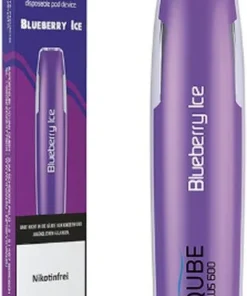 VQUBE Plus 600 Einweg E-Zigarette Blueberry Ice Aroma ohne Nikotin
