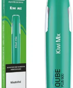 VQUBE Plus 600 Einweg E-Zigarette Kiwi Mix Aroma ohne Nikotin