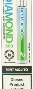 Vapes Bars Diamond Mint Mojito Einweg E-Zigaretten 20mg