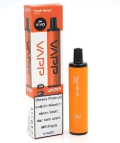 Vivo Vapp 700 Pfirsich Mango Einweg E-Shisha 20mg Nikotin