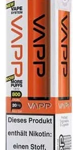 Vivo Vapp Peach Mango Einweg E-Zigarette 20mg