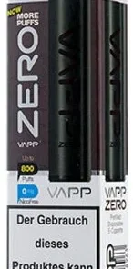 Vivo Vapp Zero Cola Ice Einweg E-Zigarette 0mg