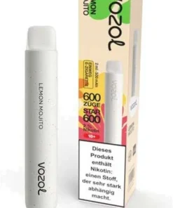 Vozol Star 600 Einweg E-Zigarette Lemon Mojito 20mg