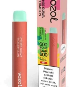 Vozol Star 600 Einweg E-Zigarette Lychee Guava Watermelon 20mg
