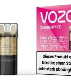 Vozol Switch Pro Prefilled Pod 2 x 2ml Cranberry Ice 20mg