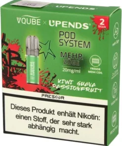 Vqube Upends Kiwi Guava Passion Pods 2 x 2ml 20mg