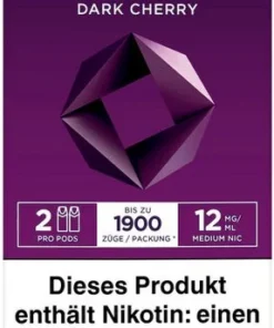 Vuse PRO Smart Caps Dark Cherry 2 Stück je 12mg/ml
