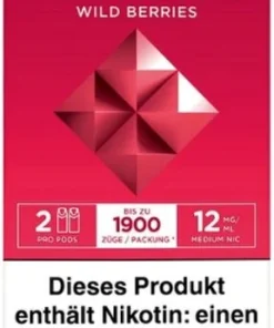Vuse PRO Smart Caps Wild Berries 2 Stück 12mg/ml