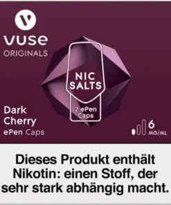 Vuse ePen3 Caps Dark Cherry 6mg