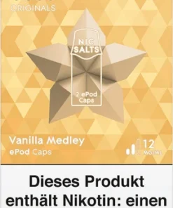 Vuse ePod Caps Medley Vanilla 12mg Nic Salts