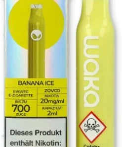 Waka Klic Einweg E-Zigarette Banana Ice 20mg