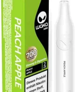 Waka Mini 700 Einweg E-Zigarette Peach Apple Aroma 18mg Nikotin