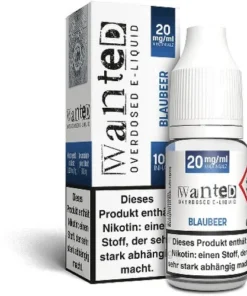 Wanted Overdosed Blaubeer 20mg Nikotinsalzliquid
